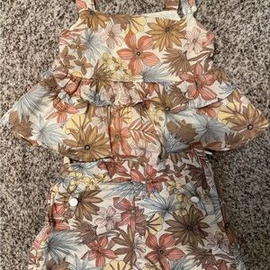 Janie and Jack Floral Kids Set